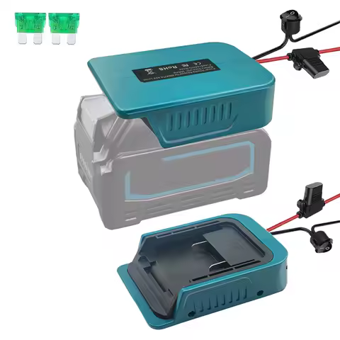 Power Wheel Adapter for Makita 40V Lithium-ion Battery with Fuse & Switch,DIY Adapter Power Connecto