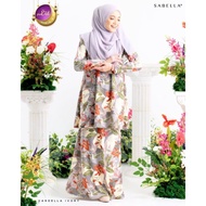 Sabella Baju Kurung Queeny  Saiz 4XL dan 5XL Ready Stock