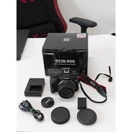 Canon R50 Black Mirrorless Camera