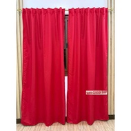 PLAIN PLEATED CURTAIN 85INCHES OR 7 FEET SOLD PER PIECE MADE FROM CANADIAN COTTON