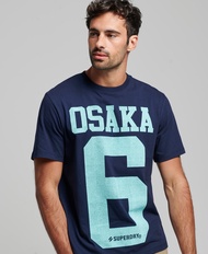 Superdry Code Classic Osaka T-Shirt - Rich Navy