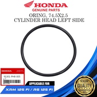 HONDA ORING, 74.5X2.5 CYLINDER HEAD LEFT SIDE FOR XRM 125 FI / RS 125 FI ( 91301-PH8-005 )