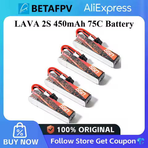 BETAFPV LAVA 2S 450 550mAh 75C Battery XT30 Plug for FPV Racing Drone Airplanes