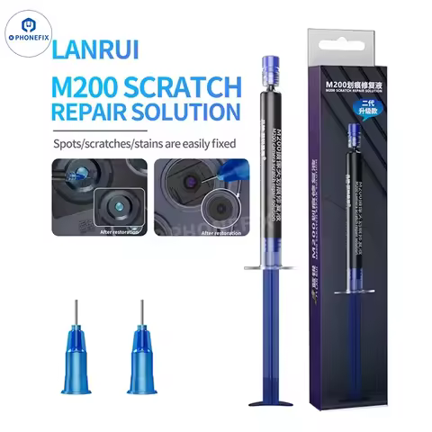 LANRUI M200 3ML Camera Lens Scratch Repair Liquid for iPhone Mobile Phone Repair Camera Spots Scratc