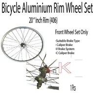 Bicycle Wheelset 20-Inch (406) – Durable Bike Wheels (Set)
