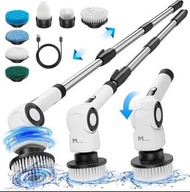 Electric Spin Scrubber, Adjustable Angle 2024 New Cordless Cleaning Brush, IPX7 Waterproof Bathroom 