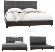 Ashley Bed Frame Dark Brown + Super Foam Mattress Package Queen Size / Bed Mattress set