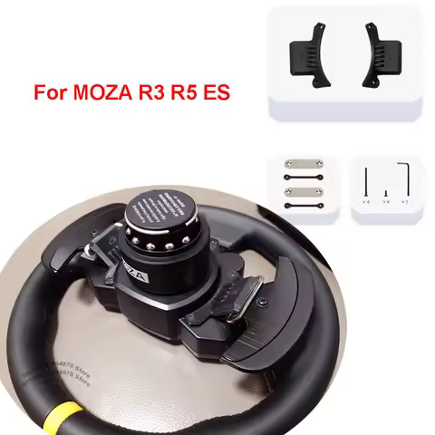 New Upgraded Magnetic Shift Paddles For MOZA R3 R5 ES Steering Wheel Modification Parts