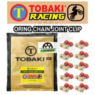 TOBAKI RACING ORING CHAIN JOINT CLIP 428 415 PIN RANTAI CLIP CHAIN HEAVY DUTY O-RING AJI ESR NLK RK 