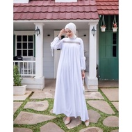 Audrey Dress Gamis Maxy Wanita Gamis Putih Gamis Remaja Gamis Kekinian Gamis Dewasa Gamis Model Terbaru 2024 Gamis Murah Kekinian Gamis Putih Wanita Elegan Gamis Putih Polos Baju Muslim Fashion Muslim Gamis Jumbo Model Terbaru 2024 Dress Simpel L20