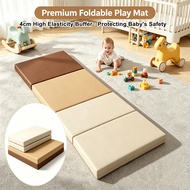 180CM*60CM*4CM XPE Folding Mat Baby Crawling Mat Kids Playmat Waterproof Play Mat