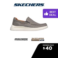 [ Exclusive] Skechers Men SKECHERS USA Proven Suttner Shoes - 204785-TPE Air-Cooled Memory Foam Char