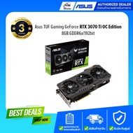 Asus Gaming GeForce RTX3070Ti OC Edition/8GB GDDR6x/192bit/การ์ดจอ รับประกัน3ปี ศูนย์SIS