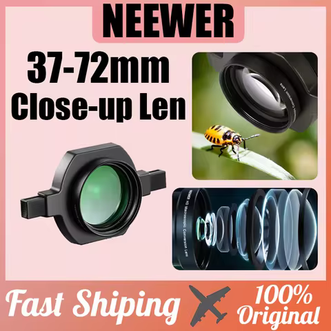 NEEWER LS-40 37-72mm Close-up Lens Snap In Macro Lens For Sony Nikon Canon Fuji High Definition Clos