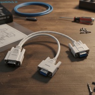 SEVENHOME3E VGA Adapter, Dual Port 25cm Length SVGA Adapter, Video Splitter Splitter Design Male To 
