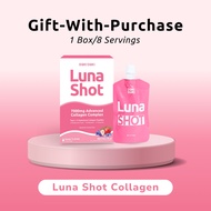 [GWP 1 Box/8 Servings] Luna Shot Collagen - 7000mg ACC™ to Minimise Pores, Improve Acne, Hydrate & B