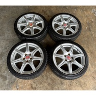 Honda Civic FN2 Type R Sport Rim JDM Honda Motor 18 inch 5X114.3 18X7.5J ET55 Sport Rim JDM Japan 🇯🇵