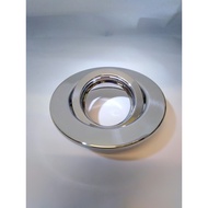 Halo 3 inches Recessed Round Adjustable Eyeball Downlight Fitting / Casing (Silver)