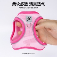 Dog Chest Back Small Dog Mood Chest Back Reflective Breathable Vest Style Dog Chest Back Velcro Dog 