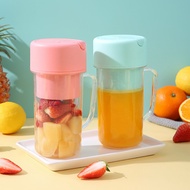 Portable Juicer Cup Smoothie Juice Cup Electric Wireless Portable Mixer With Straw Fruit Blender Office Traveling Outdoors Sport Water Cup  6 Blade Portable Juice Cup With Straw