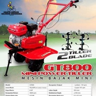 Tiger Mesin Mini Cultivator GT800 Traktor Bajak Kebun Sawah 8 HP