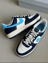 👀全新現貨Nike Air Force 1'07 BTS 低幫板鞋 男女同款 藍白色