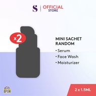 SOMETHINC Product Sample Random (Serum / Face Wash / Moisturizer / Cushion) - 1.5ml x 2