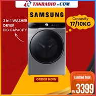 Samsung Front Load Washer Dryer 17/10kg | 2 In 1 Washing Machine & Dryer