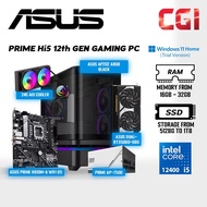 PRIME Hi5 12th Gen Gaming PC Set ( Intel Core i5 | Nvidia RTX5060 O8G | 16GB RAM | 500GB SSD | Win11