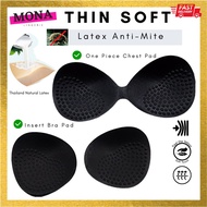 Bra Pad Insert Thin & Soft Latex One piece Removable Bra Pad & Insert Bra Pad For Padded Singlet/Spo