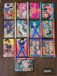 日初龍珠本彈25代雜白咭卡 非美少女亂馬閃卡咭［可換同代港版］