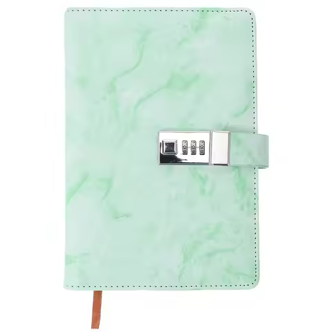 Household Lock Diary Multi-Function Notebook Delicate Lock Diary Secret Schedule Planner Portable Re