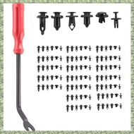 (C Z G L) 120PCS Car Plastic Rivets Retainer 6.3mm 8mm 9mm 10mm Expansion Screws Replacement Kit Bum