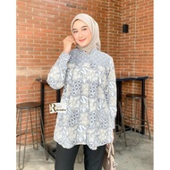 Blouse Batik Soft Kombinasi