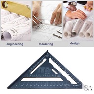 SIKU 7 Inch Aluminum Triangle Ruler - A10D01