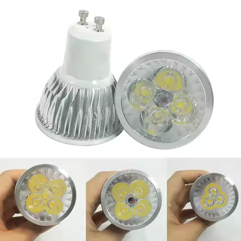 Led Bulb Light Spotlight GU10 E27 E14 3000K 4000K 6500k MR16 DC 12V 9W 12W 15W Replace Halogen Lamp 