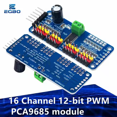 1~5PCS EGBO 16 Channel 12-bit PWM/Servo Driver-I2C interface PCA9685 module Raspberry pi shield modu