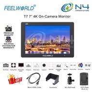 Feelworld T7  & T7 Plus 7" 4K On-camera Monitor with HDMI Input/ Output IPS 1920x1200 Rugged Aluminu