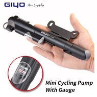 [SG  Really Stock Minimotors Giyo Bicycle Cycling Pump Mini Portable 140 PSI High Pressure Tire Pump