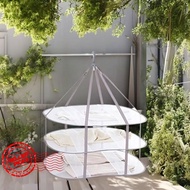 Windproof Clothes Basket Sweater Lay Flat Drying Net Folding Net Racks Clothes Basket Clothes D4c0