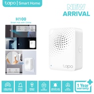 TP-Link Tapo H100 Smart Alarm Plug & Play Low-Power Wireless Smart Hub with Chime Tapo H100 Tapo Hub