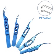 Titanium Colibri Beaked Toothed Forceps Tweezers  Dental Forceps Ophthalmic Surgical Instrument Embedding Thread Surgical Tool