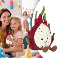 Dragon Fruit Pillow Doll Plush Toy Girl Sleeping Pillow Bed Doll N2VT