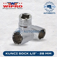 MATA WIPRO Socket Wrench 1/ 2" 28mm 6PT/12PT 6-sided//12 Socket Eye/ Children's Socket/