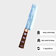 Dao thái bản nhỏ đa năng Phúc Sen Cao Bằng rèn thủ công thép nhíp xe cán gỗ cẩm chỉ bảo hành 12 thá
