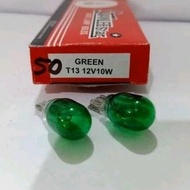 HIJAU Stanlee 50 Green Bulb/Plug Light/Ball Signal/Sen/Signal/Series/Senja T13 12V-10W