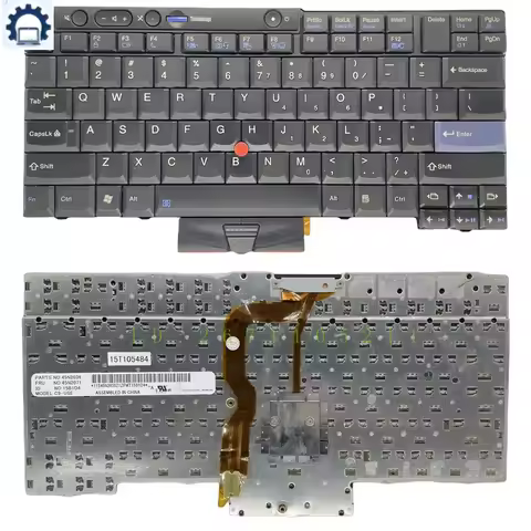 Replacement Keyboard for Lenovo ThinkPad T520 T520i T420S T420 T420i T400S T410S T410 T410I T510 T51