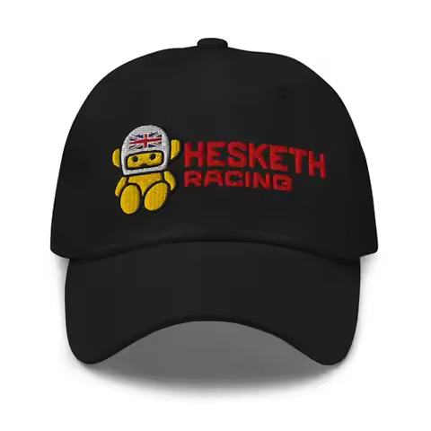 Hesketh Racing Vintage British F1 Embroidered Dad hat/cap