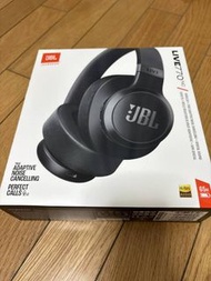 JBL 無線耳機 Live 770NC 降噪 黑色