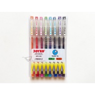 Color Gel Pen | Joyko GPC-325 Gel Pen 1 SET 8 Colors 0.28 mm